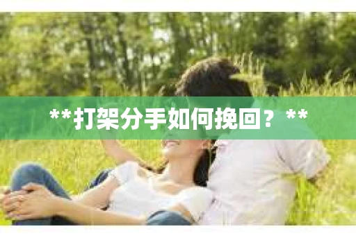**打架分手如何挽回？**