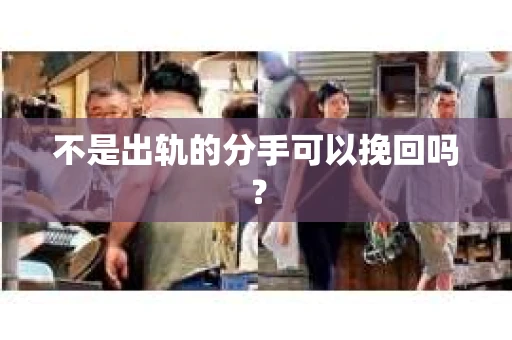 不是出轨的分手可以挽回吗？