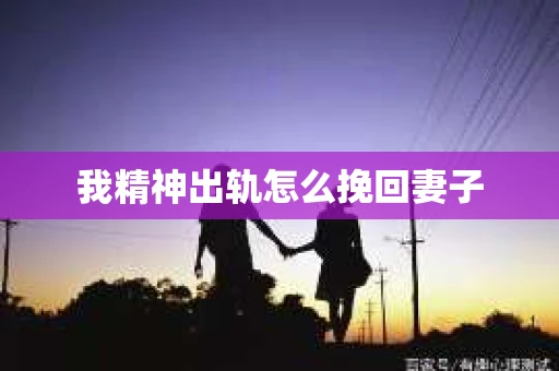 我精神出轨怎么挽回妻子