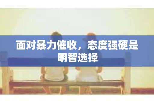 面对暴力催收，态度强硬是明智选择