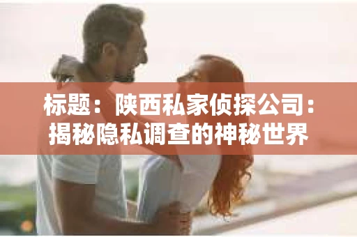标题：陕西私家侦探公司：揭秘隐私调查的神秘世界