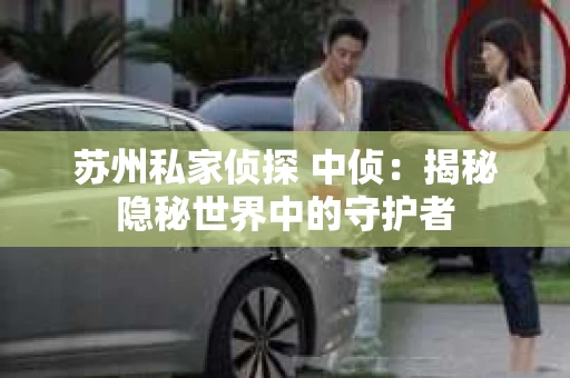 苏州私家侦探 中侦：揭秘隐秘世界中的守护者