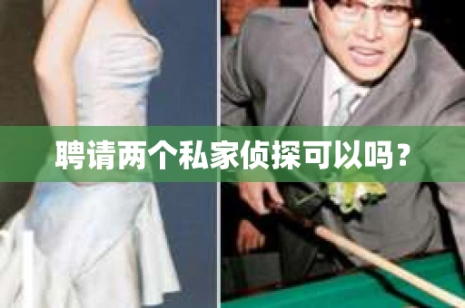 聘请两个私家侦探可以吗? 聘请两个私家侦探可以吗?