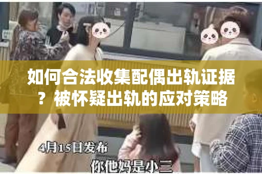如何合法收集配偶出轨证据？被怀疑出轨的应对策略